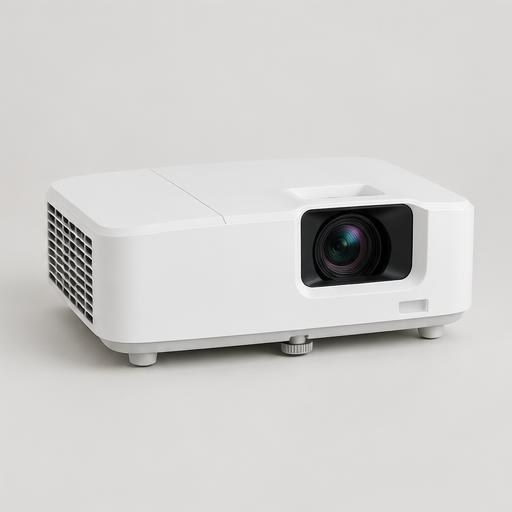 White classroom projector